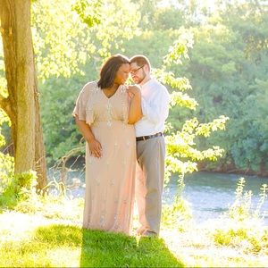 Embellished Blush ASOS Dress